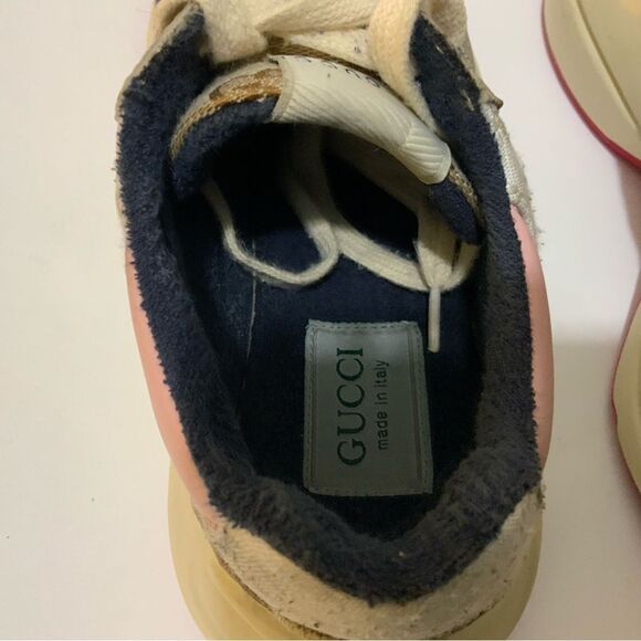 Gucci Rhyton Mixed Media GG Canvas Sneaker size 37 - Picture 15 of 16